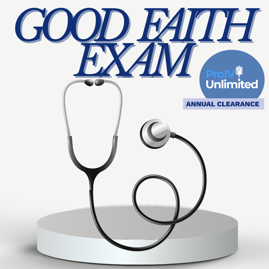 Annual Good Faith Exam